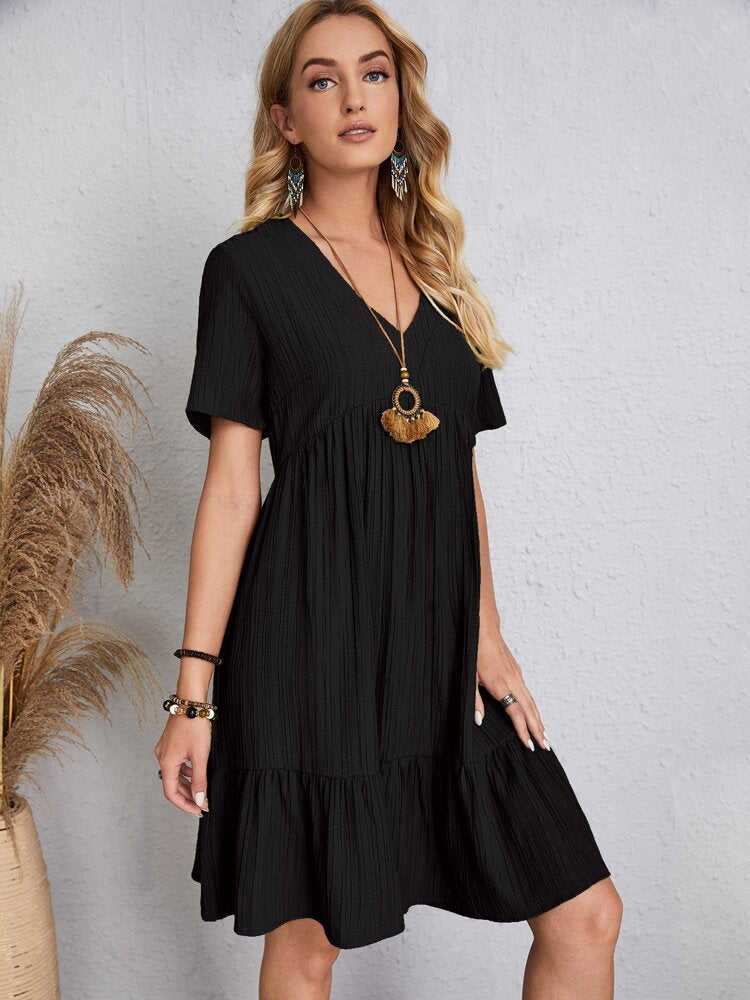Iris | Effortless & Comfortable Tummy-Flattering Dress